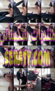 واد وزميلته مزوغين من الدرس وخدها البيت ينيك طيزها معرفش يدخله خلاها تلبس